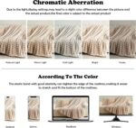 NEWCOSPLAY Faux Fur Throw Blanket Linen Bubble Blanket Thick Warm Soft for Couch... - Image 7