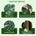 Grass Wall Panel, 10" x 10" Artificial Boxwood Hedge Wall Panels UV-Anti Grass B... - Image 4