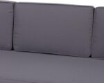 Christopher Knight Home Aston Outdoor 3 Seater Sofa - Acacia Wood - Teak/Dark Gr... - Image 8