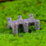 6 Pcs Miniature Fairy Garden Arch Bridge Figurines, Micro Landscape Garden Bridg... - Image 4