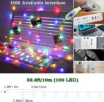 Globe Led String Lights Indoor 19 Color Changing String Lights Plug in 38ft 100 ... - Image 4