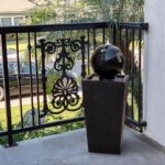 Alpine Corporation GIL786 Outdoor Floor Modern Sphere and Pedestal Soothing Wate... - Image 12