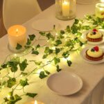 Vine with Fairy Lights for Room Decor, 33ft 100 LED Fake Ivy String Light Batter... - Image 5