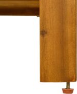 Christopher Knight Home Lucy Acacia Wood Outdoor Patio Furniture Set, 3 Pieces P... - Image 9
