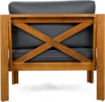 Christopher Knight Home Lucy Acacia Wood Outdoor Patio Furniture Set, 3 Pieces P... - Image 17