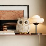 AWNR Golden Owl Statue - Elegant Fake Owl Figurine for Home & Garden Decor, Witc... - Image 3