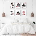 Makeup Wall Art Prints,Womens Fashion Wall Art,African American Black Girl Makeu... - Image 4