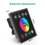 RGBZONE RGBW LED Light Strip Controller, 4 Channels LED Dimmer Controller, Wall-... - Image 3