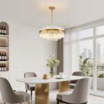 Siljoy 12 Lights Gold Crystal Chandelier for Dining Room, 23.6'' Modern 3-Tiers ... - Image 3