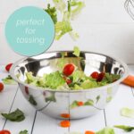 WHYSKO Meal Prep Stainless Steel Mixing Bowl (5-Piece Set) Home, Refrigerator, a... - Image 4