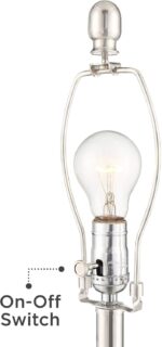 Regency Hill Luca Modern Glam Luxury Table Lamps 25.5" High Set of 2 with USB Po... - Image 4