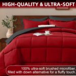 FUANNA Queen Comforter Set 7 Pieces, Reversible Queen Size Bed in a Bag with All... - Image 4
