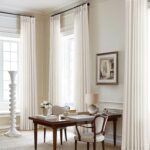 112 Inch Pinch Pleated Linen Extra Long Curtains for Living Dining Room Semi She... - Image 3