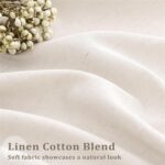 112 Inch Pinch Pleated Linen Extra Long Curtains for Living Dining Room Semi She... - Image 4