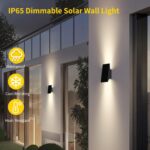 SOTTLOT Solar Outdoor Lights, 3000K 700LM Solar Wall Lights Outdoor Up and Down,... - Image 3
