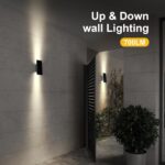 SOTTLOT Solar Outdoor Lights, 3000K 700LM Solar Wall Lights Outdoor Up and Down,... - Image 5