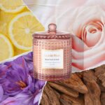 LA JOLIE MUSE Rose Noir & Oud Scented Candle – Lemon, Rose & Oud | 10 oz Natural... - Image 3