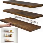 Liu Ying Floating Shelf for Wall - Eco-Friendly Decorative Wooden Wall Mounting ... - Image 5