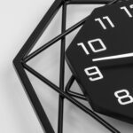 Modern Wall Clocks for Living Room Decor 12in Black Wall Clock Silent Non-Tickin... - Image 6