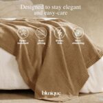 Chenille Throw Blanket for Couch, Cozy Soft Blanket Lightweight Decorative Throw... - Image 6