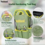 10-Piece Garden Tool Set, Green Gardening Hand Tools Kit with Ergonomic Non-Slip... - Image 5
