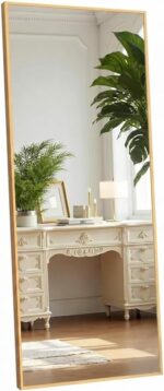 Full Length Mirror - Large Standing Floor Mirror for Bedroom & Living Room - Gol... - Image 3