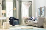 Possini Euro Design Leala Modern Accent Table Lamp 21" High Faux Marble Gold Met... - Image 5