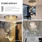 Siljoy Modern Foyer Chandeliers for High Ceiling, Large Staircase Chandelier wit... - Image 7