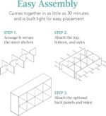 Best Choice Products 8-Cube Storage Organizer, 11in Shelf Opening, Bookcase, Dis... - Image 9