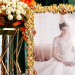 Light Luxury Photo Frame Table High-end Golden Photo Frame Bedroom Decoration Cr... - Image 4