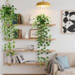 Folmywy 4 Pack Artificial Hanging Plants Vines with Pot Fake Vine Potted Plant M... - Image 6