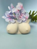 Elegant Boob Flower Pot, Feminine Bust Planter for Indoor Plants, Breast Vase fo... - Image 8