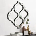 DMDFIRST Arc-Shaped Wall Mirror, Silver, 14.75'x14.75', Modern Fashion Decor, Un... - Image 3