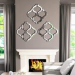 DMDFIRST Arc-Shaped Wall Mirror, Silver, 14.75'x14.75', Modern Fashion Decor, Un... - Image 5