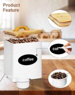 vensovo Kitchen Canister Set of 3 - Large 7 Qt Flour and Sugar Containers Airtig... - Image 4