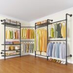 Timate L4 L Shape Garment Rack Heavy Duty Clothes Racks for Hanging Clothes, Exp... - Image 7