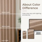 CAPALOCA Pinch Pleated Curtains Blackout, Linen Blackout Curtains 96 inches Long... - Image 9