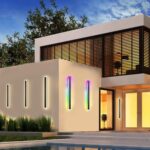 Outdoor RGB Long Wall Lights, 47.2inch 2 Pack RGB/Warm/White Dimmable Modern Led... - Image 7