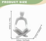 Abstract Sculpture Thinker Statue - Modern Aesthetic Home Decor for Living Room,... - Image 4