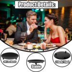 8 PCS Iron Plate Candle Holder,Candle Stand for LED & Wax Candles,Black Candle H... - Image 4