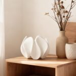 DN DECONATION Abstract Home Decor Living Room Coffee Table Decor, Modern White T... - Image 4