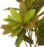 Deco 79 Faux Foliage Crotons Artificial Plant with Realistic Leaves and Floral P... - Image 3