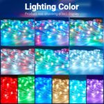 16.4ft Outdoor Smart Rope Lights, Waterproof Color Changing Christmas Lights wit... - Image 3