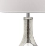SAFAVIEH Lighting Collection Mercury Silver Glass 35-inch Bedroom Living Room Ho... - Image 4