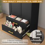 GAIOUS Steel Pantry Cabinet, 71" Metal Storage Cabinets with 2 Doors, 2 Adjustab... - Image 4