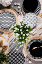 Excelsa Monochrome 18-Piece Porcelain and Ceramic Stoneware Dinner Set - Image 8