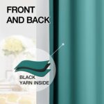SimpleHome Ombre Room Darkening Curtains for Living Room, Rod Pocket Light Block... - Image 4