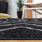 SAFAVIEH Area Rug 8x10 - Adirondack Collection - Large - Black & Light Grey, Mod... - Image 5