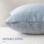Foindtower Pack of 2 Modern Textured Boucle Throw Pillow Covers Accent Solid Dec... - Image 4