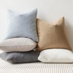 Foindtower Pack of 2 Modern Textured Boucle Throw Pillow Covers Accent Solid Dec... - Image 7